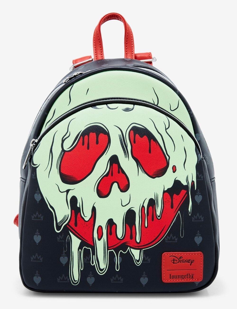 Loungefly Disney Snow White POISON APPLE GITD Mini Backpack NWT